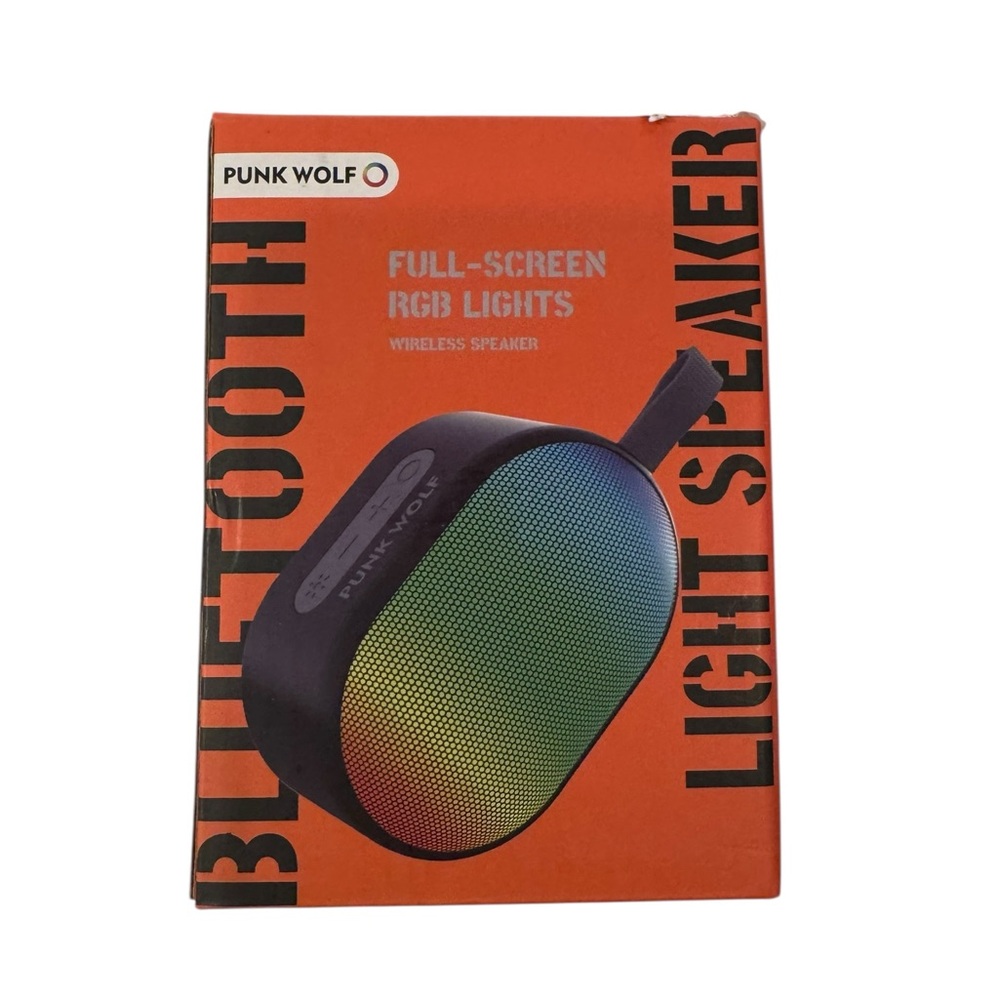 Bluetooth Speaker with RGB Lights - Black